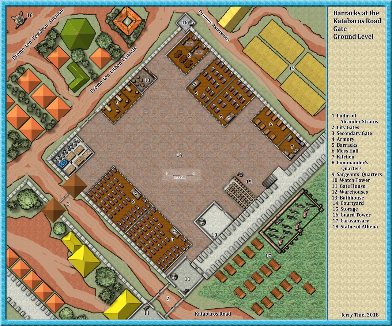 Nibirum Map: Katabaros Road Barracks by Jerry Thiel